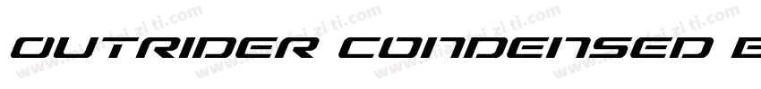 Outrider Condensed B字体转换